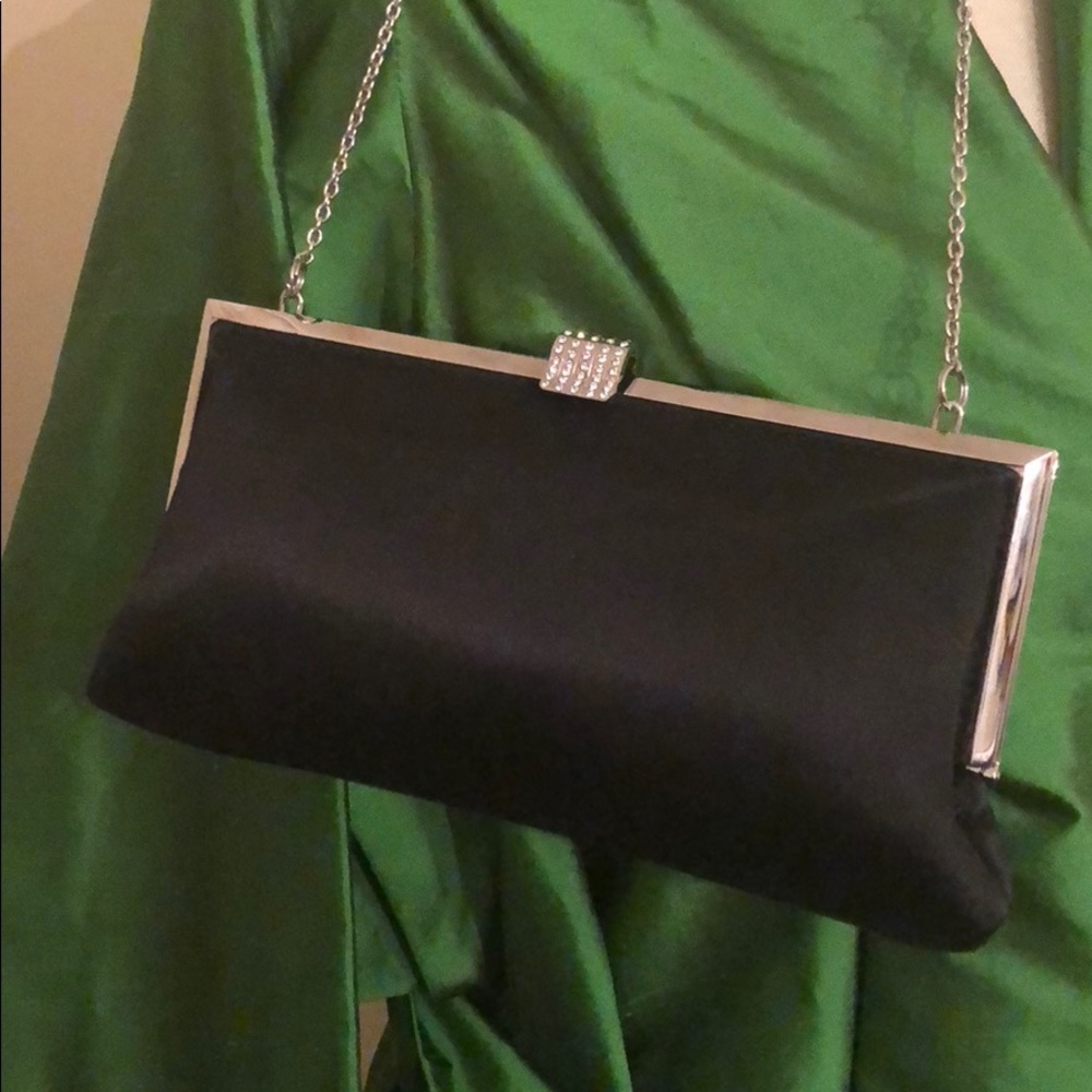 Paola Quadretti black evening bag